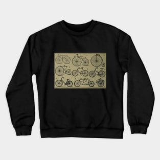 Vintage Bicycles Crewneck Sweatshirt